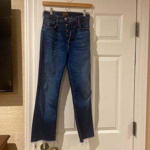 Mother Denim Tripper ankle fray size 26 like new